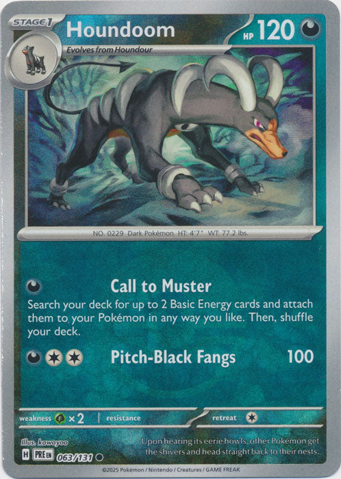 Houndoom (Poke Ball Pattern) - 063/131 - Common