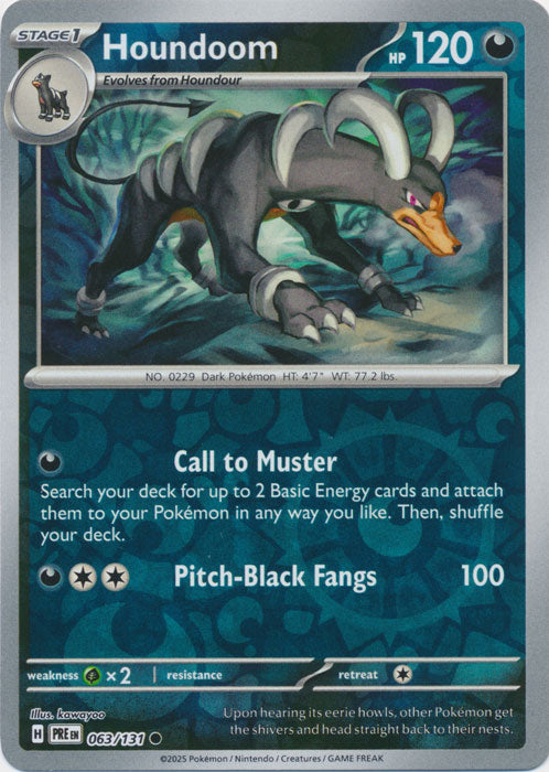 Houndoom - 063/131 - Common - Reverse Holo