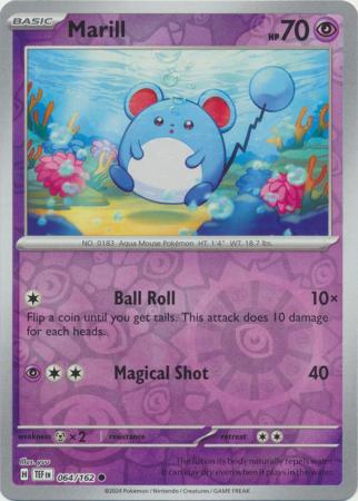 Marill - 064/162 - Common - Reverse Holo