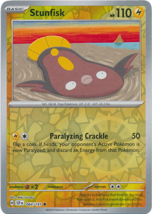 Stunfisk - 064/191 - Common - Reverse Holo