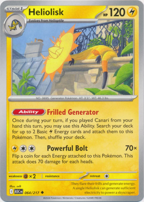 Heliolisk - 064/217 - Uncommon