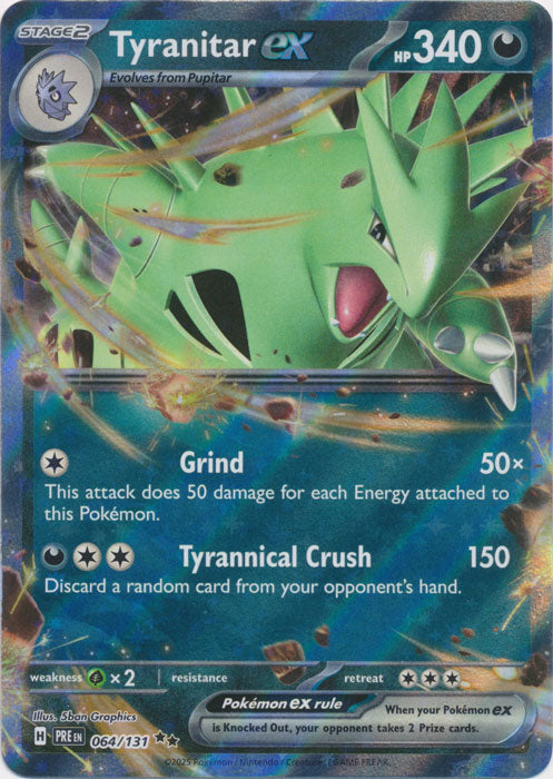 Tyranitar ex - 064/131 - Double Rare