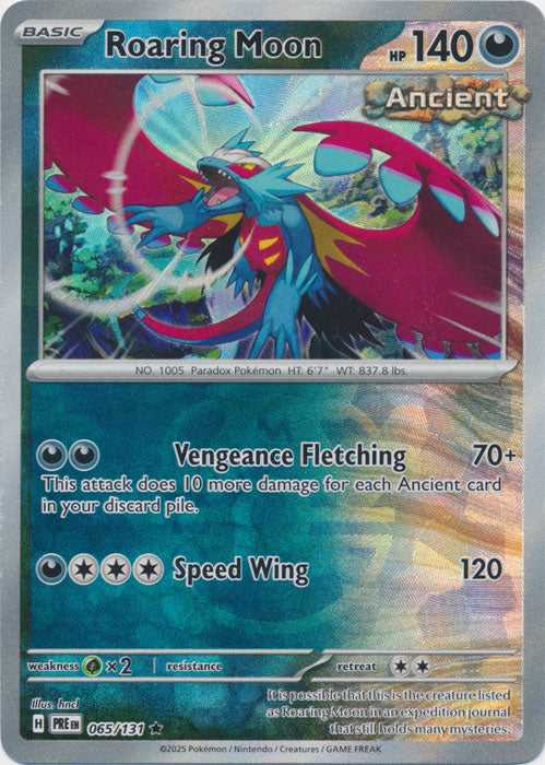 Roaring Moon (Master Ball Pattern) - 065/131 - Rare