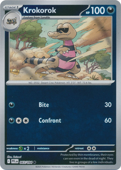 Krokorok - 065/094 - Common - Reverse Holo