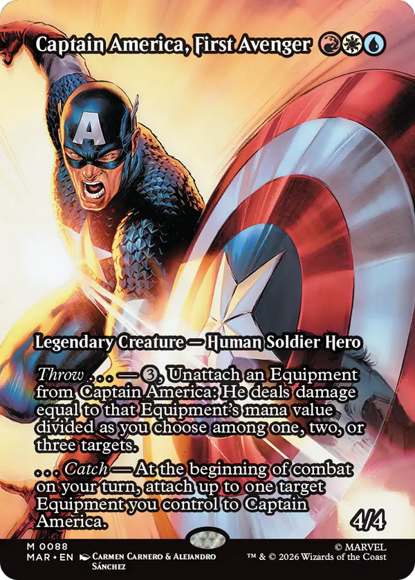 Captain America, First Avenger - Source Material Showcase (MAR) (Pre-Order)