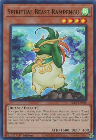 Spiritual Beast Rampengu - BLTR-EN066 - Ultra Rare - 1st Edition