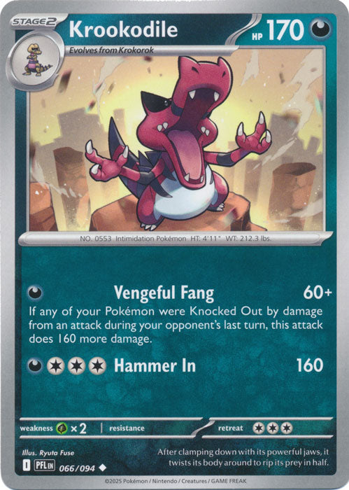 Krookodile - 066/094 - Uncommon
