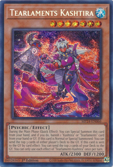 Yugioh Funny Shop] 1 Lá Thẻ Bài Kashtira Riseheart - MP24-EN065 - Prismatic Secret Rare 1st Edition | Việt Nam