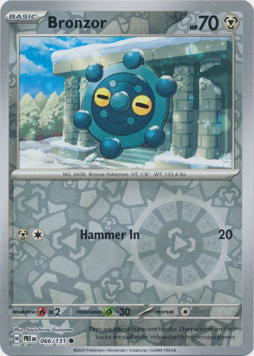 Bronzor - 066/131 - Common - Reverse Holo