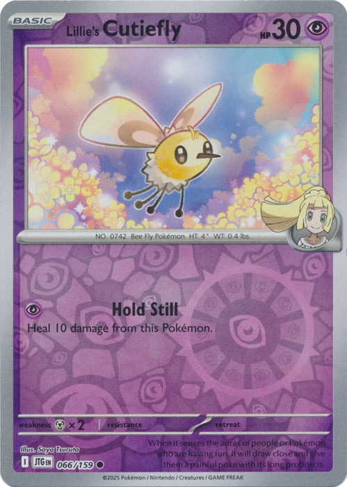 Lillie's Cutiefly - 066/159 - Common - Reverse Holo