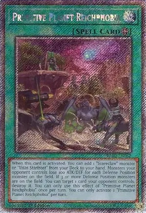 Primitive Planet Reichphobia (Platinum Secret Rare) - RA02-EN067 - Platinum Secret Rare - 1st Edition