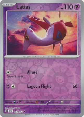 Latias - 067/162 - Uncommon - Reverse Holo