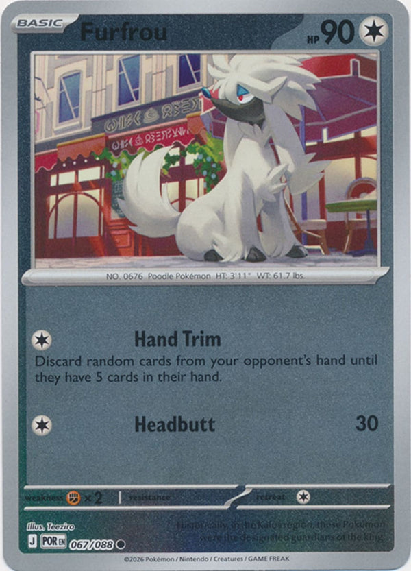 Furfrou - 067/088 - Common - Reverse Holo
