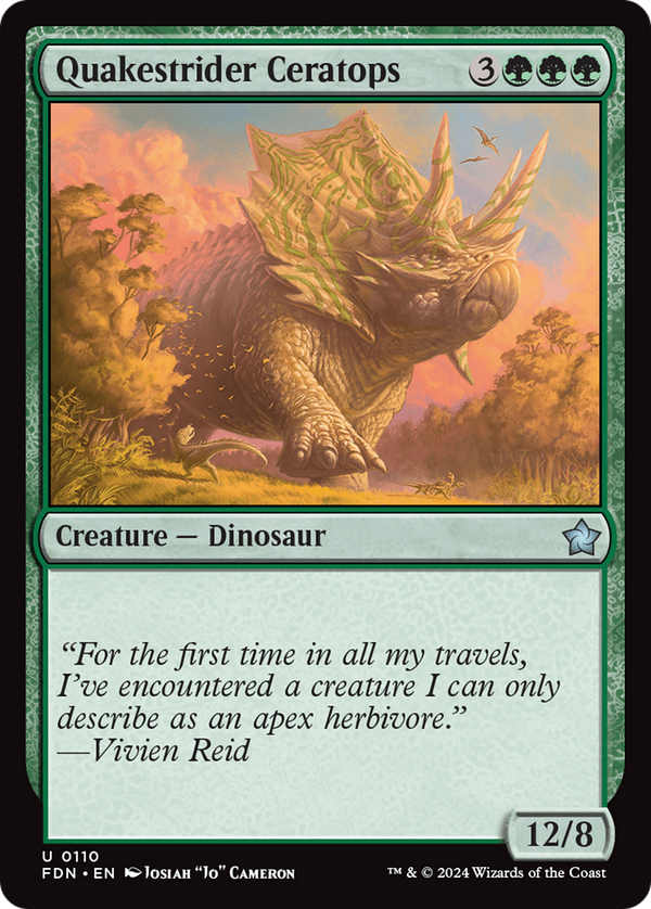 Quakestrider Ceratops (FDN)