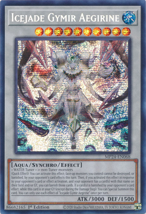 Icejade Gymir Aegirine - MP24-EN068 - Prismatic Secret Rare - 1st Edition