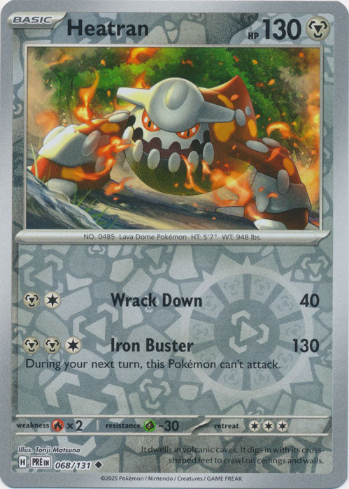 Heatran - 068/131 - Uncommon - Reverse Holo