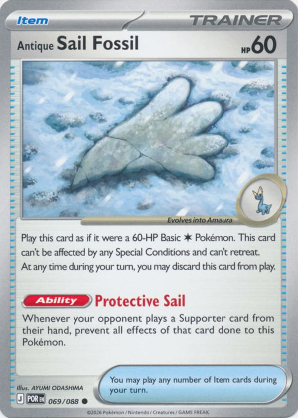 Antique Sail Fossil - 069/088 - Common