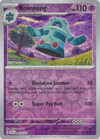 Bronzong - 069/162 - Uncommon - Reverse Holo