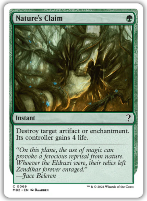 Nature's Claim (MB2)