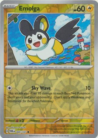 Emolga - 069/167 - Common - Reverse Holo