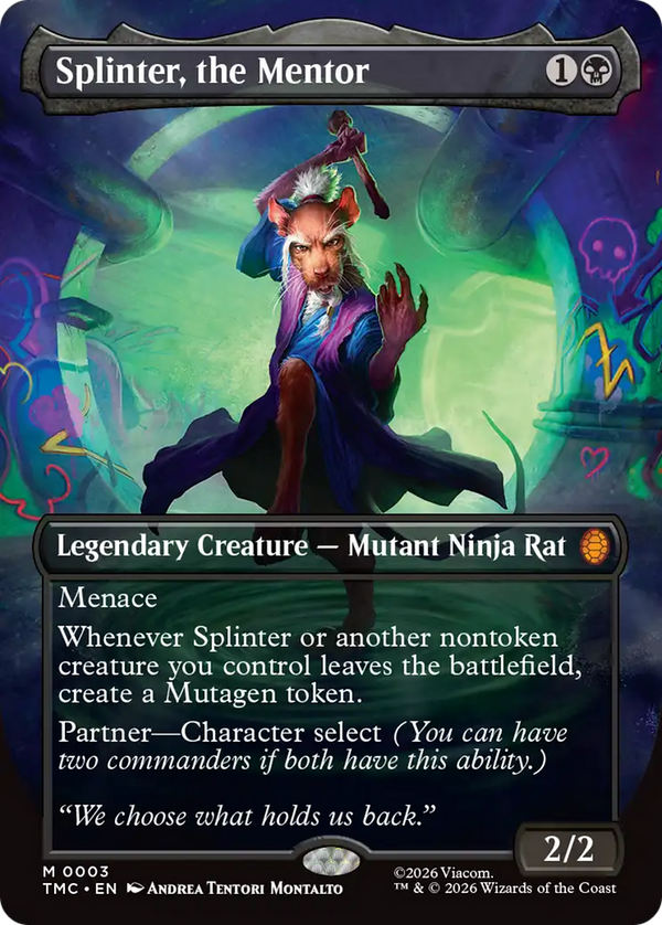 Splinter, the Mentor - Borderless (TMC)