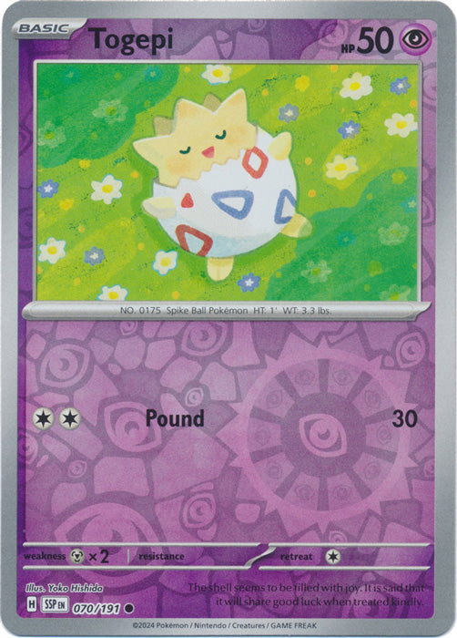 Togepi - 070/191 - Common - Reverse Holo