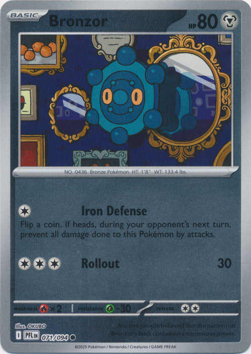 Bronzor - 071/094 - Common - Reverse Holo