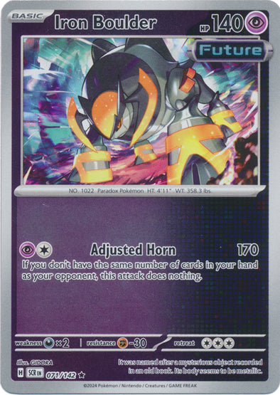 Iron Boulder - 071/142 - Rare - Reverse Holo