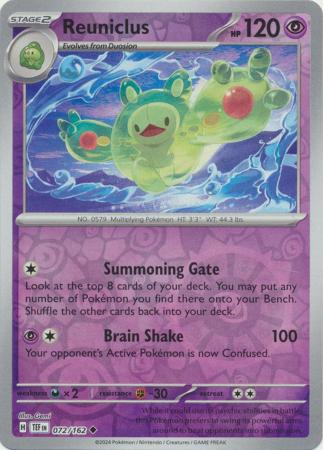 Reuniclus - 072/162 - Uncommon - Reverse Holo