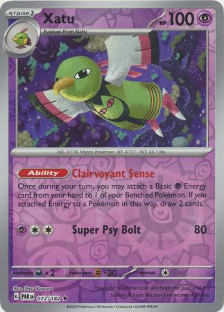 Xatu - 072/182 - Rare - Reverse Holo available at 401 Games Canada