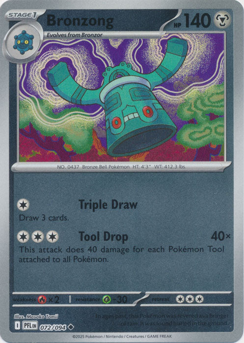 Bronzong - 072/094 - Uncommon - Reverse Holo