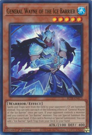 General Wayne of the Ice Barrier - BLTR-EN073 - Ultra Rare - 1st Edition