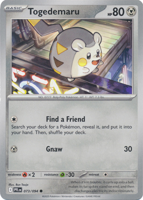 Togedemaru - 073/094 - Common