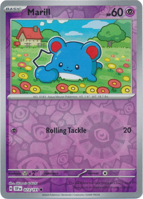 Marill - 073/191 - Common - Reverse Holo