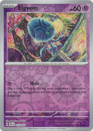 Elgyem - 073/162 - Common - Reverse Holo