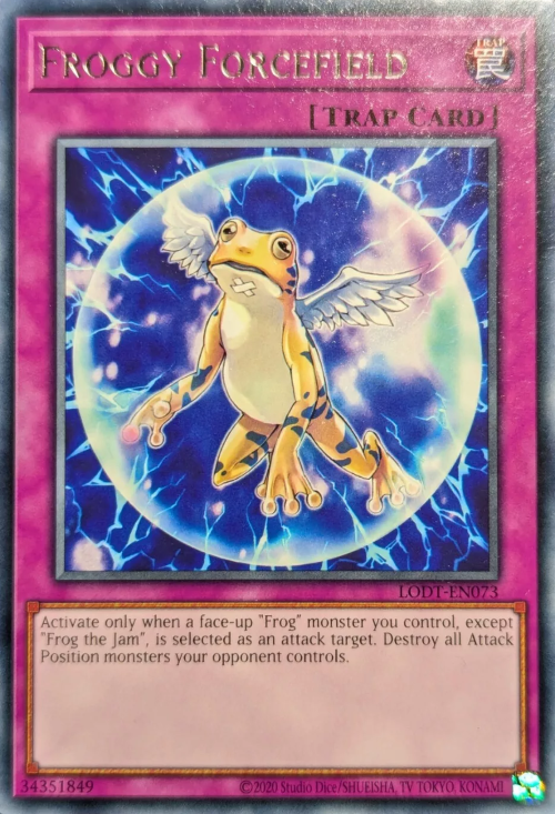 Froggy Forcefield (2020 Date Reprint) - LODT-EN073 - Rare