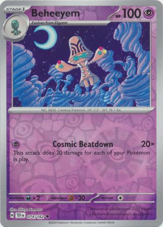 Beheeyem - 074/162 - Uncommon - Reverse Holo