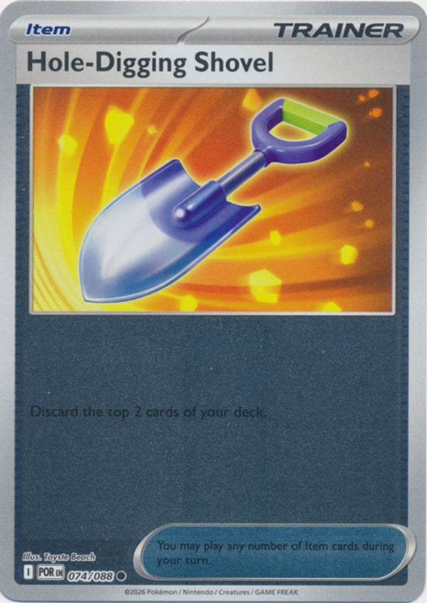 Hole-Digging Shovel - 074/088 - Common - Reverse Holo