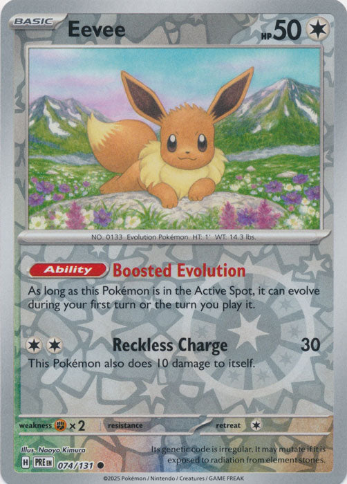 Eevee - 074/131 - Common - Reverse Holo
