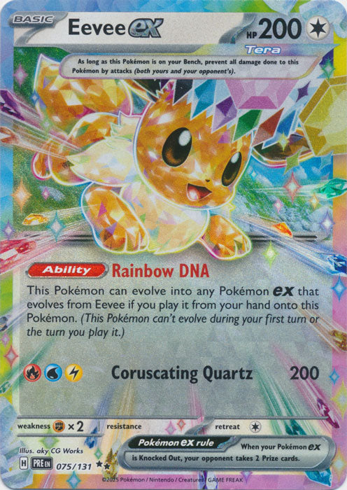 Eevee ex - 075/131 - Double Rare