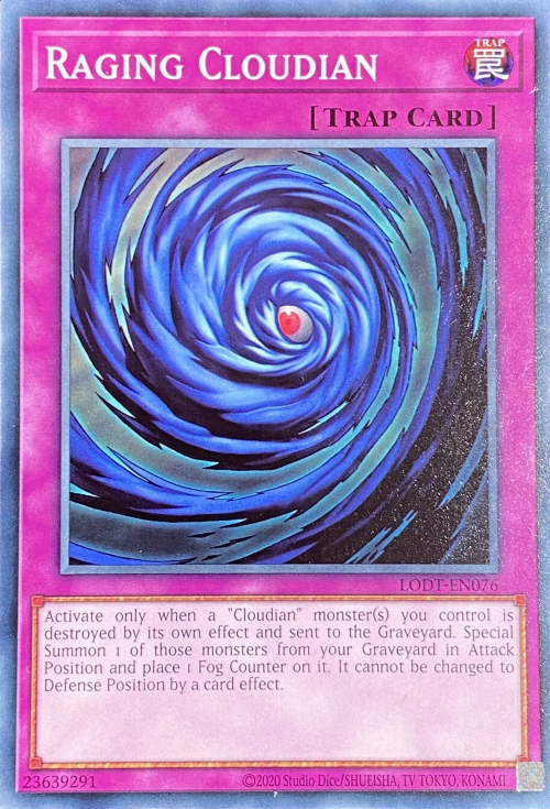 Raging Cloudian (2020 Date Reprint) - LODT-EN076 - Common