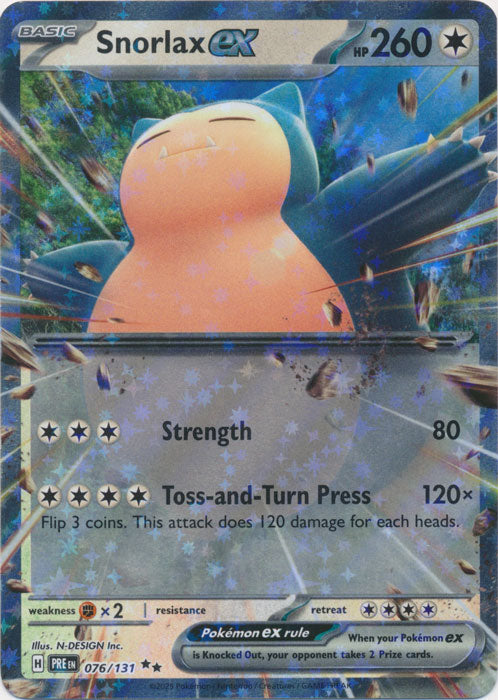 Snorlax ex - 076/131 - Double Rare