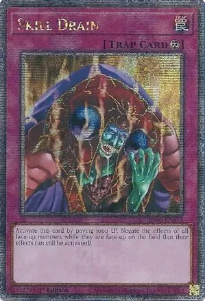 Skill Drain - RA02-EN077 - Quarter Century Secret Rare - 1st Edition