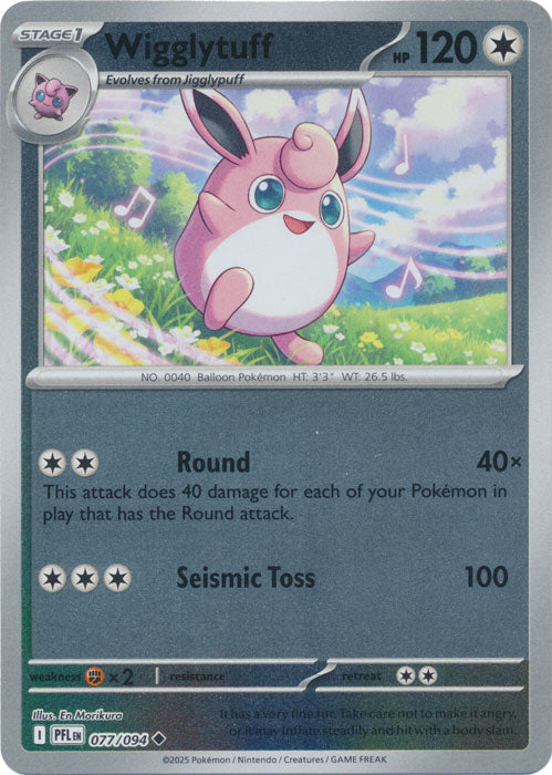 Wigglytuff - 077/094 - Uncommon - Reverse Holo