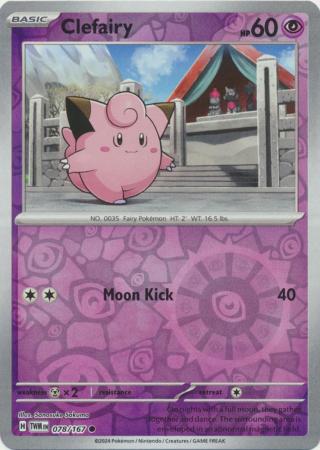 Clefairy - 078/167 - Common - Reverse Holo