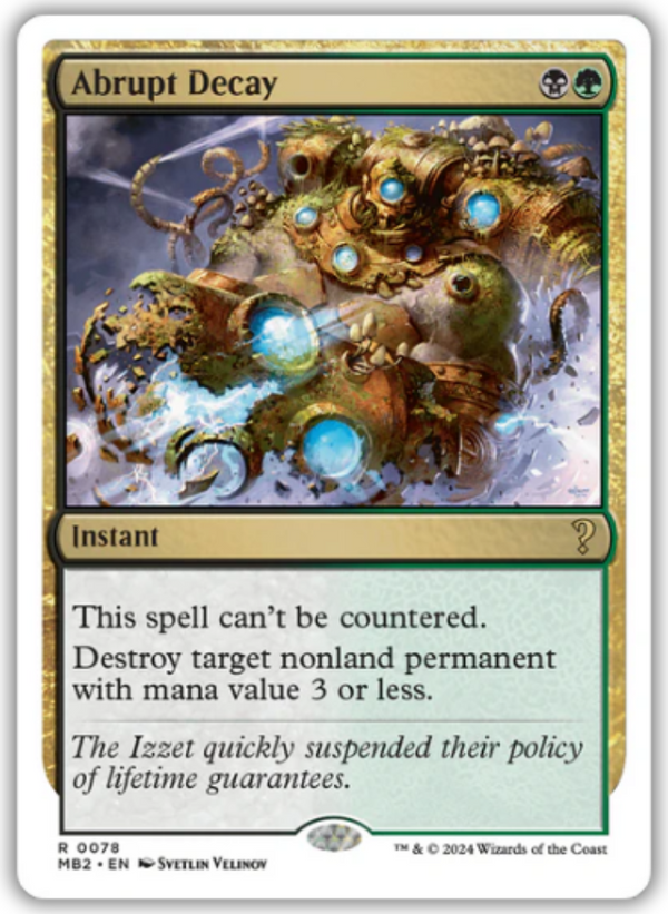 Abrupt Decay (MB2)