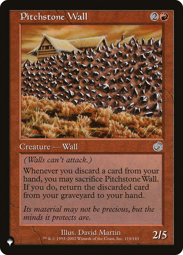 Pitchstone Wall - TOR Reprint (PLST)