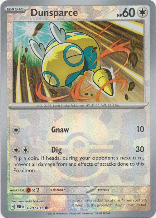 Dunsparce (Poke Ball Pattern) - 079/131 - Common