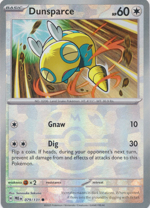 Dunsparce (Master Ball Pattern) - 079/131 - Common