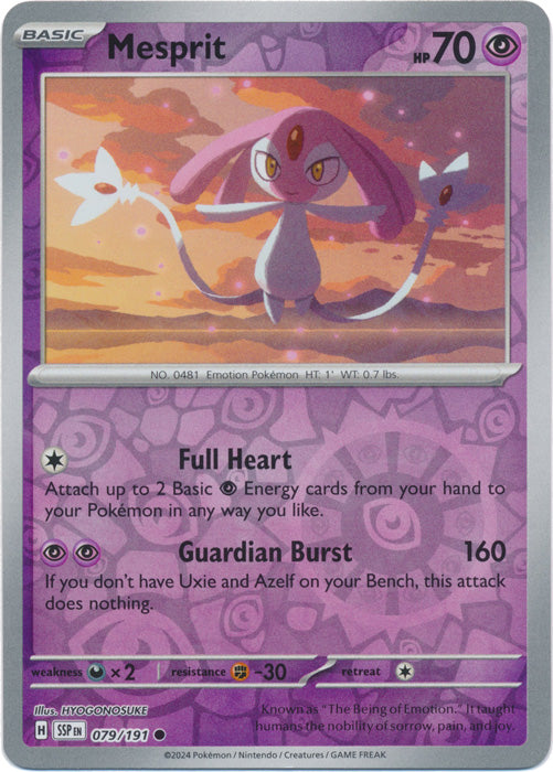Mesprit - 079/191 - Common - Reverse Holo